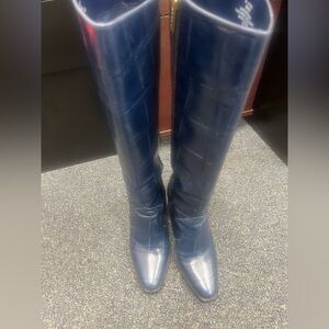 Vince Camuto Blue Over the Knee Boots